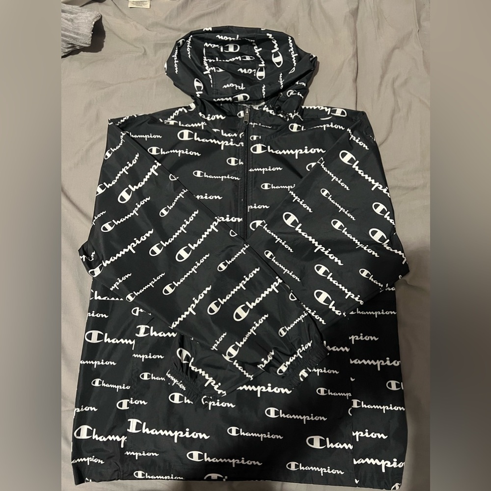 Men’s Champion Letter Windbreaker